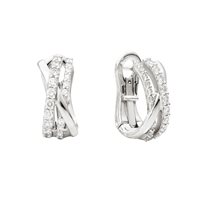 Earrings Recarlo Woman Melody in White Gold Diamante 0.57 Ct E81CM001/056 - E81CM001/056